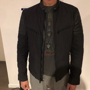 Armani Exchange moto jacket